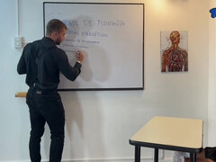 Leie, Blasen, Hochschule, Paar, Hardcore, Latina, Student, Lehrer