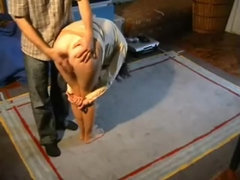 Ripped Tights Poke And Facial Cumshot