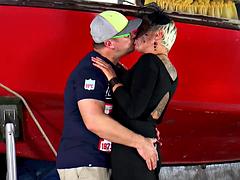 Rubia, Mamada, Divertido, Sexo duro, Hd, Público