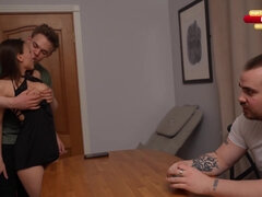 Big cock, Cuckold, Dick, Femdom, Hardcore, Monster, Threesome, Tight