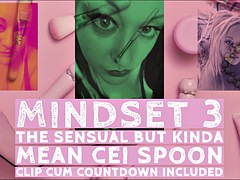 Mindset3, the sensual but a little bad cei spooning clip, countdown with cum included