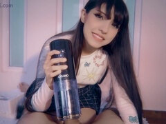 1 Beautiful Girl + Bestvibe Stormcup Masturbator = Intense Orgasm!