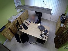 Blasen, Vollbusig, Tschechisch, Hd, Milf, Geld, Büro, Rotschopf