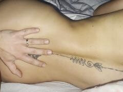 Neighbor loves it from behind in a wild spooning session