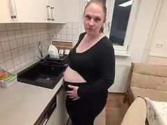 浮気者, Hd, キッチン, オナニー, 淫乱熟女, オーガズム, ハメ撮り, 妻
