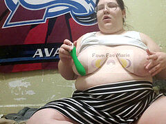 Solo, climax, bbw