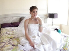 Culo grande, Verga grande, Mamada, Novia, Estilo perrito, Medias largas, Tetas, Boda