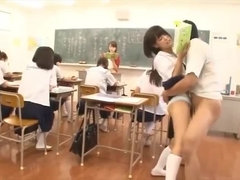 Asiatique, Collège université, Éjaculation interne, Tir de sperme, Groupe, Japonaise, Orgasme, Public