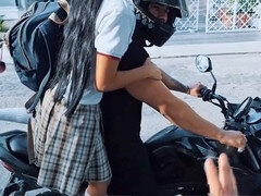 18 jahre, Grosser schwanz, Spermaladung, Latina, Zierlich, Muschi, Strümpfe, Uniform