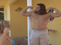 Cougar in bikini fucks son - Jodi west