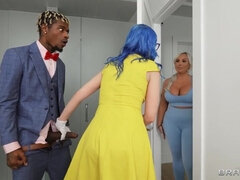 Chica, Culo grande, Mamada, Sexo duro, Interracial, Lamidas, Monstruo, Trio