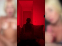 素人, デカ尻, デカパイ, ブロンド, 自家製, 小柄, ティーン, オッパイの