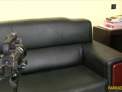 Raunchy Blondie Gets Agent's Jizz Injection On Her Bottom