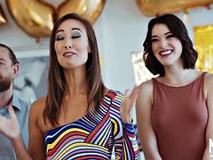Brad Newman Fucks Anny Aurora and Christy Love
