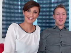 イく瞬間, カワイイ, チン, ハードコア, 人妻の, 異人種間, 赤毛, 妻