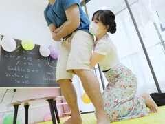 Mya Mya and Ah Ko Lay in Hardcore Teacher-Student Roleplay with Big Butt and Perfect Ass