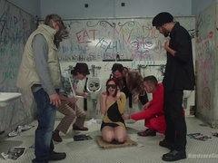 アナル, 緊縛, フェラチオ, ボンデージ, ダブル開発, 乱交, ハードコア, ラフ