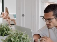Enthousiasteling, Blond, Pijpbeurt, Sperma shot, Hondjeshouding, Fetisj, Man