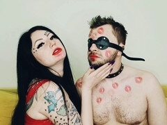 Dominatie, Dominante vrouw, Fetisj, Huisgemaakt, Zoenen, Meesteres, Slaaf, Tatoeage