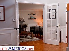 アメリカ人, デカ尻, デカパイ, 下着, 自然山雀, ストッキング, オッパイの, 妻