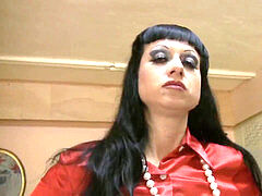 Schmutzig, Schmuddelige sprache, Deutsch, Masturbation, Milf, Herrin, Satin