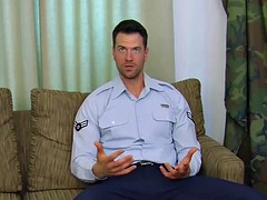 hunky military stud solo