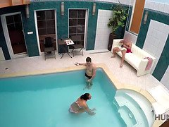 18 jaar, Pijpbeurt, Bruinharig, Stel, Hd, Gezichtspunt, Realiteit, Tiener