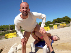 Anaal, Kont, Kont naar mond, Strand, Blond, Buiten