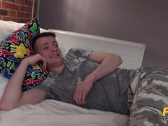 茶髪の, カップル, なめる, オマンコ