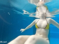 Beach, Massage, Masturbation, Naked, Natural tits, Petite, Pool, Underwater