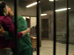 Chica, Tetas grandes, Tetona, Corridas, Sexo duro, Cárcel, Tetas