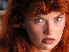 デカチン, ブロンド, フェラチオ, フェティッシュ, グループ, なめる, オナニー, 赤毛