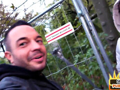 German public babe POV nailed in abandoned building