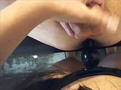 Point of view, femdom slave man, femdom pegging