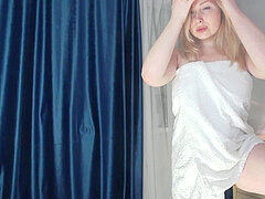 Blondine, girl show, nude show