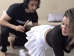 18 jaar, Kont, Pijpbeurt, Hd, Indisch, Klein, Gezichtspunt, Tiener