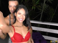 Beautiful young Afro Latina with perky tits enjoys BBC outdoors - Big black tits