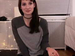 Enthousiasteling, Mooi, Hd, Kut duiken, Roodharige vrouw, Geschoren, Alleen, Webcamera