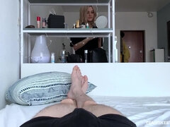 Blond, Pijpbeurt, Lul, Masturbatie, Gezichtspunt, Tiener