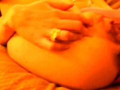 素人, 茶髪の, バック, 指いじり, 熟年, 淫乱熟女