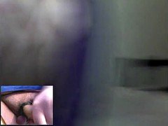 Cumming on cam for shy MILF flashing her pussy