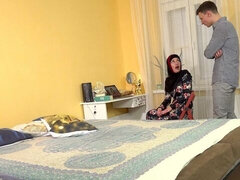 デカ尻, デカパイ, バック, 旦那, タトゥー, ティーン, オッパイの, 妻