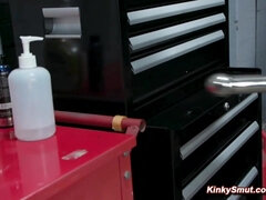 18, アナル, ディルド, レズビアン, 苦痛, ペニスバンド, オッパイの, おもちゃ