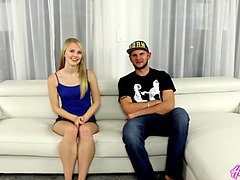 Blondine, Blasen, Schwanz, Erstes mal, Lecken, Muschi, Jungendliche (18+), Titten