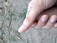 素人, イく瞬間, ゲイ, 手コキする, オナニー, アウトドア