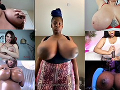 Grote mammen, Compilatie, Tieten likken