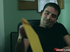 Lexi Swallow gets eaten out and screwed in the office