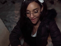 Brunette brune, Tir de sperme, Noir ébène, Hd, Interracial, Seins naturels, Chatte, Nénés