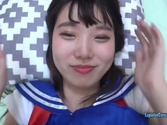 Debut Teen Seira Fucks Uncensored In Cosplay Shaved Pussy Chubby Ass Schoolgirl Looks Fab