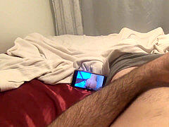Stepmom helps stepson with porno addiction and lets him jism inwards her